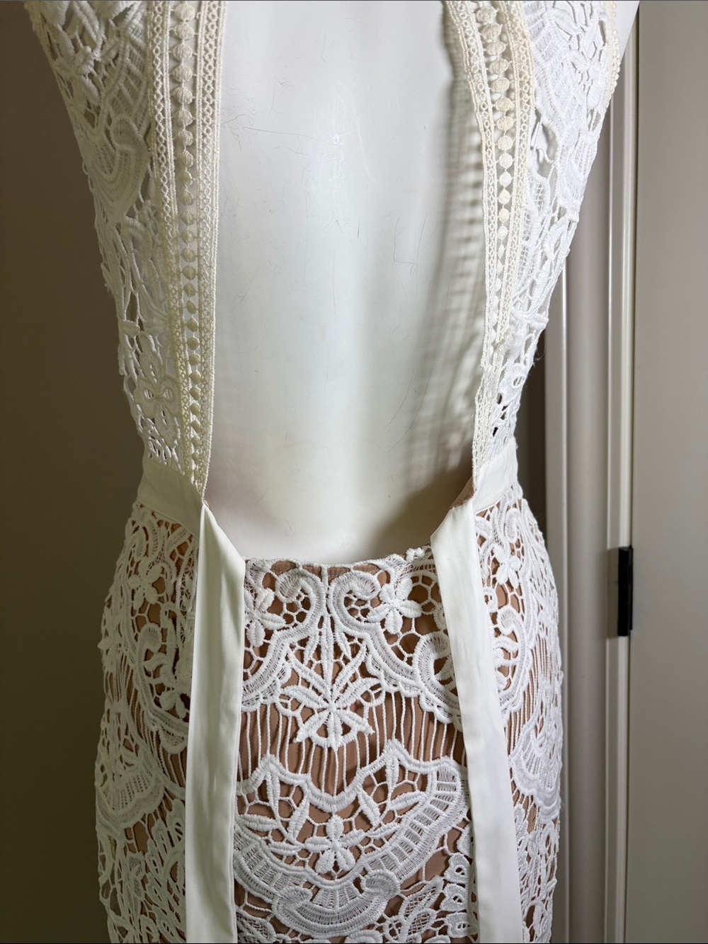 Saylor Marcella Flapper Dress White - Picture 11 of 16